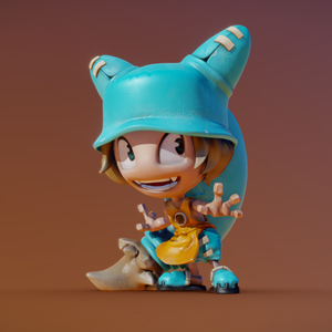 0017人付款淘宝三维卡通人物动画3dmax视频教程建模 3d动漫学生代做