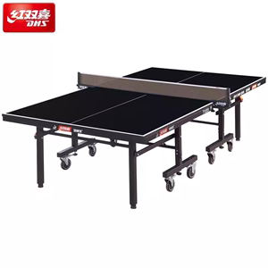 红双喜乒乓球台T1223移动式折叠家用乒乓球台专业比赛兵乓球球台