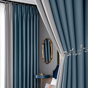涤纶混纺窗帘客厅
