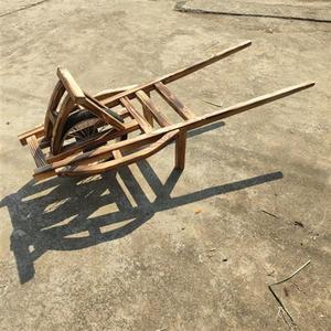 仿古木质独轮车手推车平衡车幼儿园亲子游戏户外拓展团建活动道具