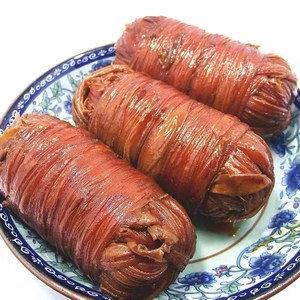 网红猪捆肠苦肠卷猪小肠即食真空包装下酒菜熟食卤味