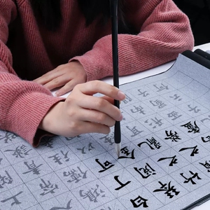 成竹堂旗舰店天猫毛笔套装初学小学生字帖水写布专用练习书法初学者