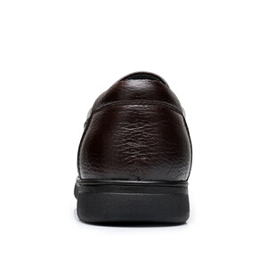 高档春秋季上海登云头层皮男皮鞋男士伦套脚休闲防滑舒适商务男