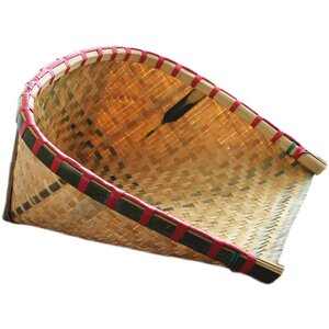 手工大簸箕粪箕畚箕畚斗挑菜筐箩筐竹编筲箕簸箕农用建筑垃圾挑土