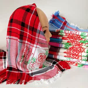 农村妇女头巾网红中老年下地干活劳保方巾老人头巾老式四方妈妈