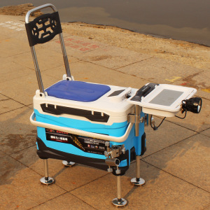 钓鱼箱渔具箱装鱼箱26升升级带灯全磁饵盘台新款哇嘎钓箱