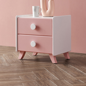 公主床边柜实木储物柜法式实木床头柜少女心卧室收纳柜1人付款1488