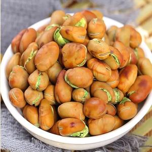 2020新货保山小绿豆云南特产透心绿色蚕豆零食手工炒货非油炸