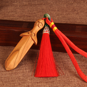 桃木剑挂件婴儿童房桃木剑出入平安车挂件车饰品乔迁搬家桃木剑