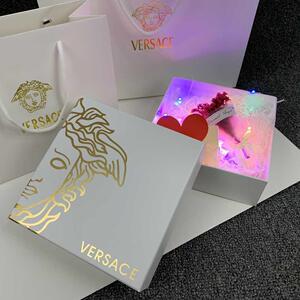 范思哲香水袋子包装带盒子衣服礼物盒子手提袋纸袋礼袋皮带专柜