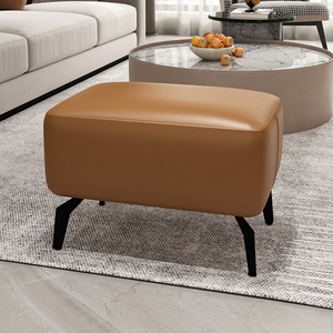新中式沙发凳超纤皮家用轻奢换鞋凳门口穿鞋凳客厅多功能玄关条凳