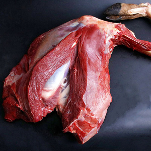 白t长5本肉杀日鲜邮冻山冷包腿花整新冷鹿顺梅冻肉现斤包腿鹿腿丰