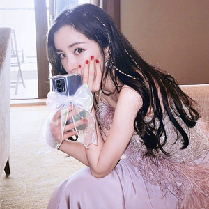 杨幂同款蝴蝶结华为nova7手机壳nova8pro透明nova6se镭射nova5ipro