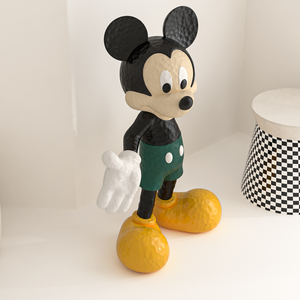 潮玩卡通米奇摆件高档公仔手办摆设礼物米老鼠客厅酒柜家居装饰品