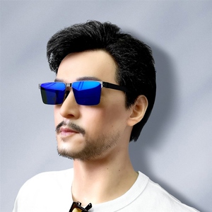 中单眼镜中单22新款墨镜zd2203超轻金属平板镜面太阳镜