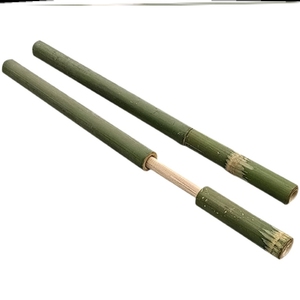 竹筒枪玩具男光头强怀旧儿童纸枪灭蝇枪快排大握把噼啪枪发令枪子