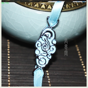 蓝家抹额含光君姑苏蓝氏云纹发饰汉服发带蓝忘机湛古装古风头绳