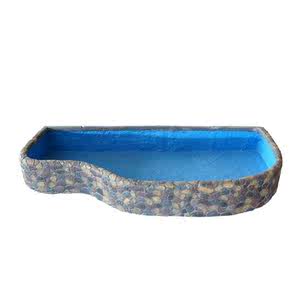 楼顶阳台室外摆件水池整体水养简约小型公园设计酒店花园鱼池成