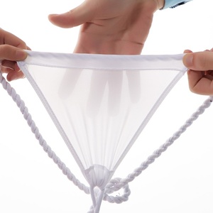 壮熊男士内裤冰丝现代六尺裈丁字裤男丁裤兜裆布日系丁裤日式