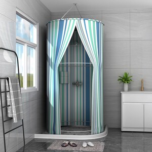 浴罩冬天家用洗澡浴帘防水布卫生间浴罩浴帐帐保温罩保暖浴照加厚