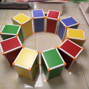 合唱凳子六面体凳多功能音乐凳积木凳子教室培训中心口才p班舞台