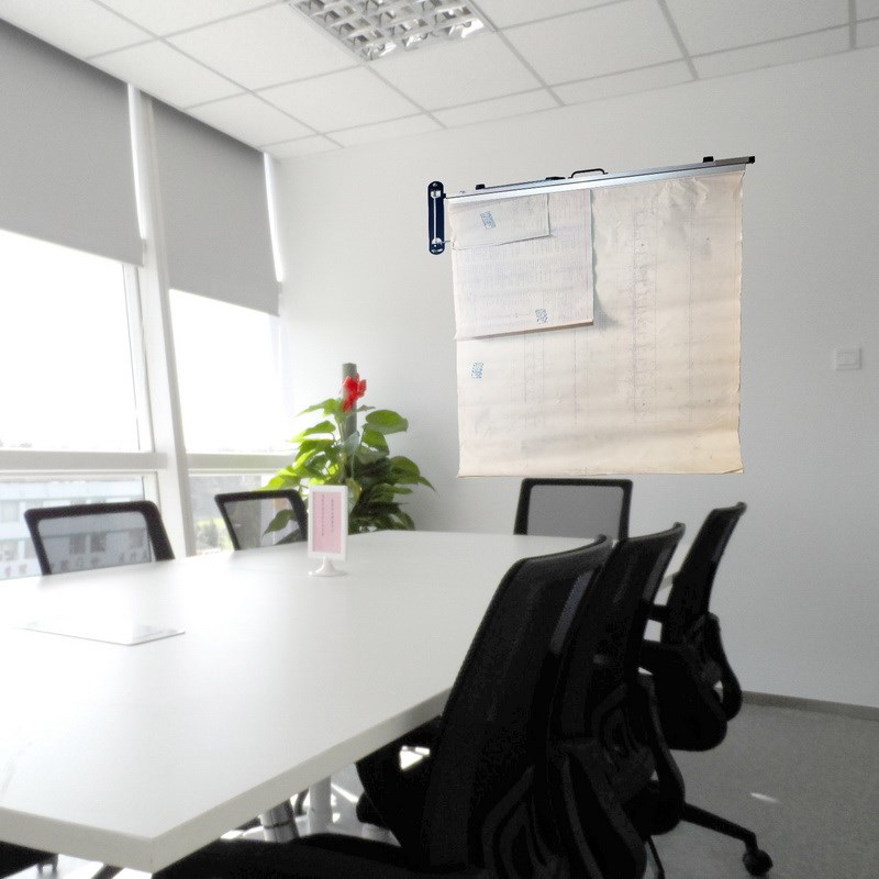 新品榄雄ta-p02挂墙图纸架展示架 挂图架地图架 档案挂架 会议架1