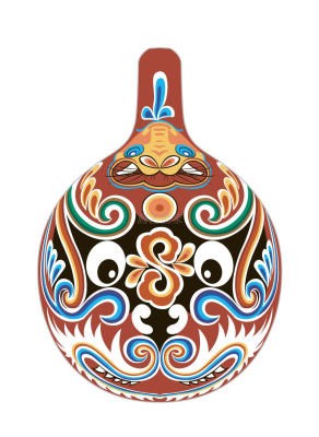 手纯新款送中国特色挂礼品饰脸谱件摆马勺绘出国传统t老外手工艺