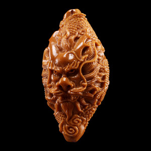 9大籽橄榄核龙单籽单颗橄榄胡龙王单籽核雕手机链吊坠