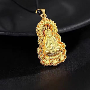 老凤祥黄金观音吊坠