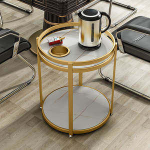 意尚木情麻将机茶几双层棋牌室专业茶水架麻将桌边几茶水桌轻奢小