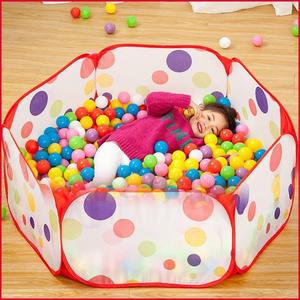 儿童海洋球可折叠围栏球池婴童玩具帐篷宝宝游戏屋彩色波波球沙池