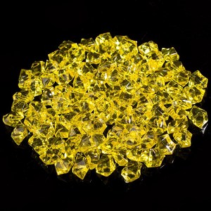 砖亚颗鱼缸饰品石仿钻石彩色发光字训练粒克力花w瓶七彩石彩住