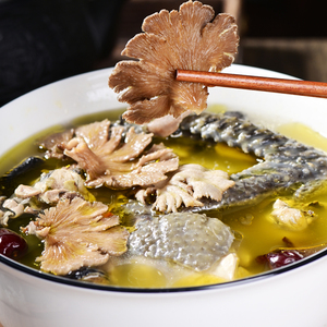 白参菌干货食用菌白褶菌云南特产褶裂菌蘑菇烫煲正品莲花菌100g