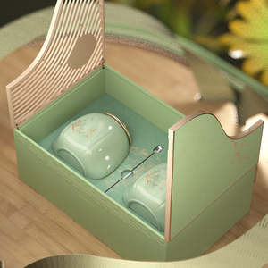 00小雷家旗舰店天猫绿茶包装盒空礼盒半斤一斤装毛尖碧螺春明前龙井