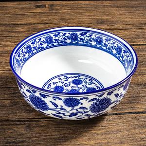 景德镇老式陶瓷碗家用米吃饭碗中式青花瓷套餐具撞奶甜品汤碗面碗