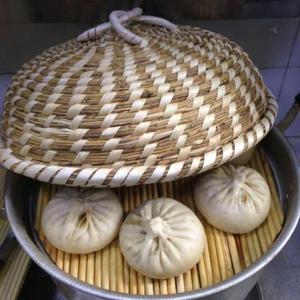 蒸馒头神器不粘高粱杆蒸帘蒸包子蒸笼垫家用热馍蒸锅篦子防粘蒸垫