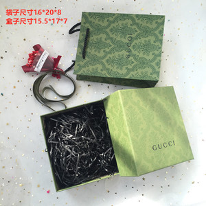 酷奇古奇gucci空盒包装盒礼品盒皮带丝巾香水气垫口红纸袋手拎袋