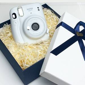 拍立得收纳盒复古铁盒子带锁收纳盒钥匙桌面化妆品首饰收藏小箱子