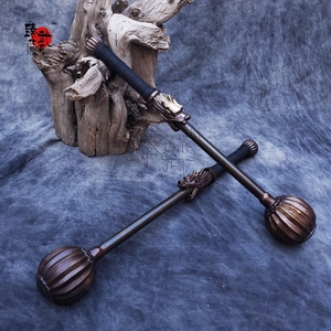 仿古铜锤金瓜锤圆锤八棱锤长安十二时辰同款兵器武术双锤老兵器