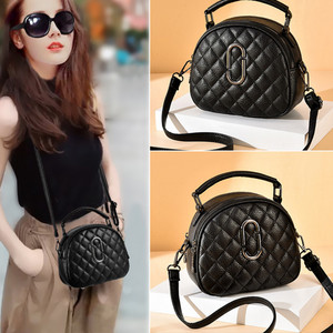 京东购物商城官网唯品会特卖品牌女士包包春秋款百搭菱格斜挎包.