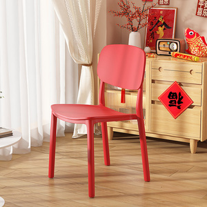 塑料椅子家用加厚靠背椅舒适简易餐椅简约现代网红凳子北欧餐桌椅
