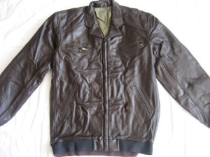 飞行皮服皮衣 骑士