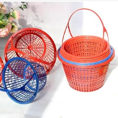 日z本购蔬菜筐长方形塑料草莓筐子迷你0.8斤装一斤草莓蓝篮子一次