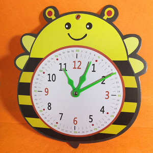 认识时钟教具钟表模型儿童手工钟面材料纸质学具钟秒针一年级数学