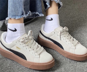puma女鞋彪马蕾哈娜男鞋suede 春季厚底增高松糕鞋休闲板鞋363559