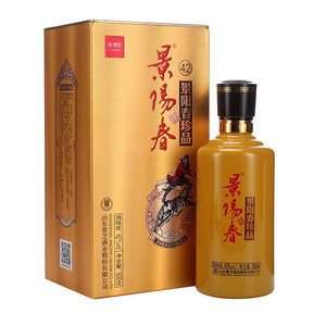 山东名酒 景芝景阳春珍品 浓香型白酒 42度 整箱装500ml*6瓶