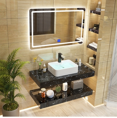 台上洗手盆柜组合大理石