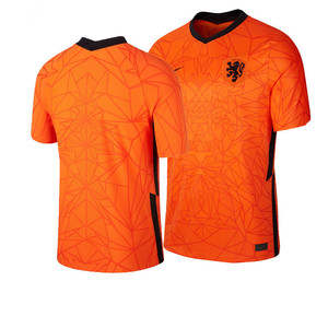 2021欧洲杯荷兰队球衣主场4号范迪克21号德容客场11号罗本足球服