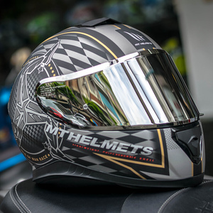 高档西班牙mt头盔雷神3摩托车男夏季sharp4四季机车女赛车双镜片