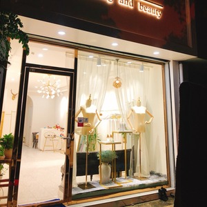 遮挡帘纯白色窗帘窗纱布料客厅落地窗玻璃门纱帘服装店橱窗装饰帘